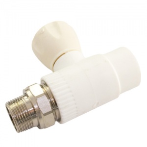 Кран PPRC полипропиленовый 25 х 3/4 прямой НГ 25х¾"