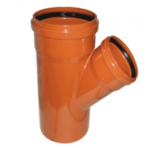 Тройник наружный НПВХ 110х110х87°