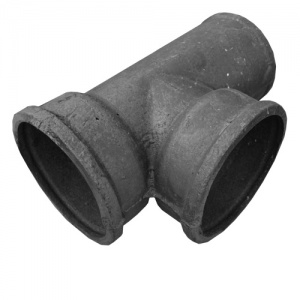 Тройник ЧК прямой 100/100