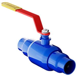 Кран шаровой цельносв.   11с67п ЦП под приварку 15 (PN40)