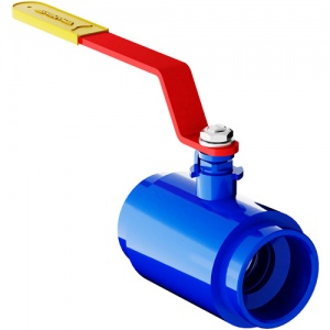 Кран шаровой цельносв.  11с67п ЦР муфта 15 (PN40)