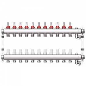 Коллекторная группа STI СМ11F в сборе с расходомерами (11 вых.)