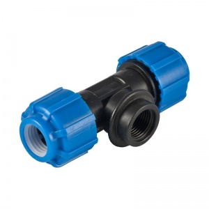 Тройник 32х3/4"х32 ВР ПНД