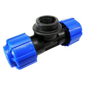 Тройник 25х3/4"х25 ВР для труб ПНД