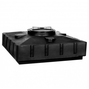 Бак для душа 240 (черный) (950х950х440)