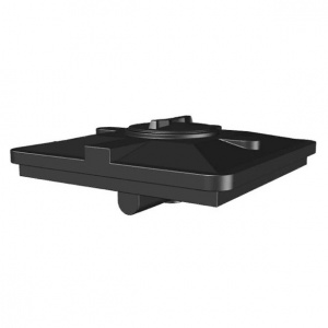 Бак д/душа 120 литров (черный) (950х950х305)