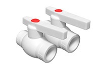 Шаровой кран 20 мм полипропиленовый PPRC